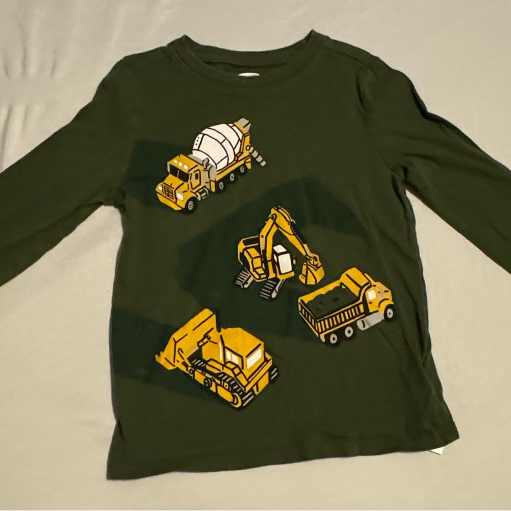 Old Navy Army Green Construction Long Sleeve